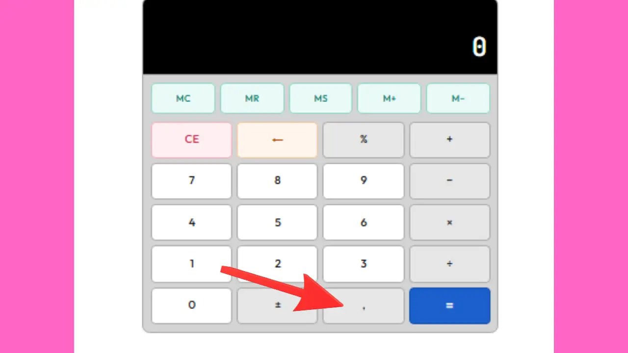 Utiliser le point décimal