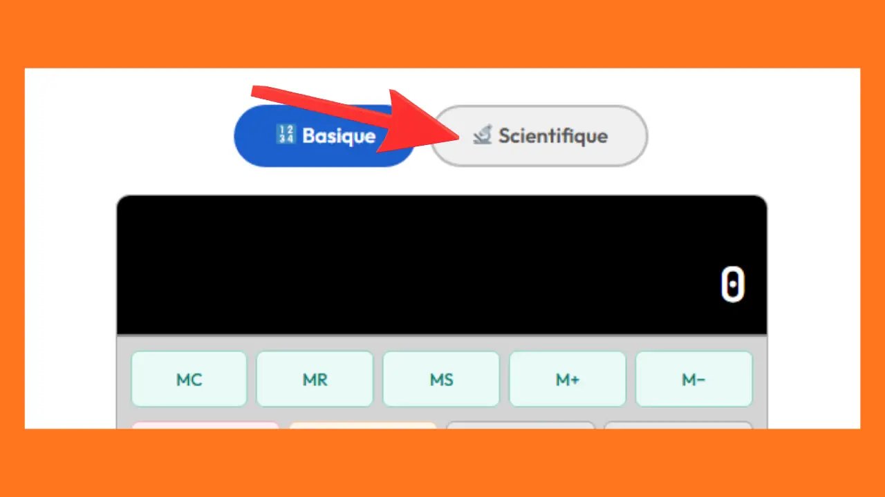 Choisir le mode — Calculatrice Scientifique