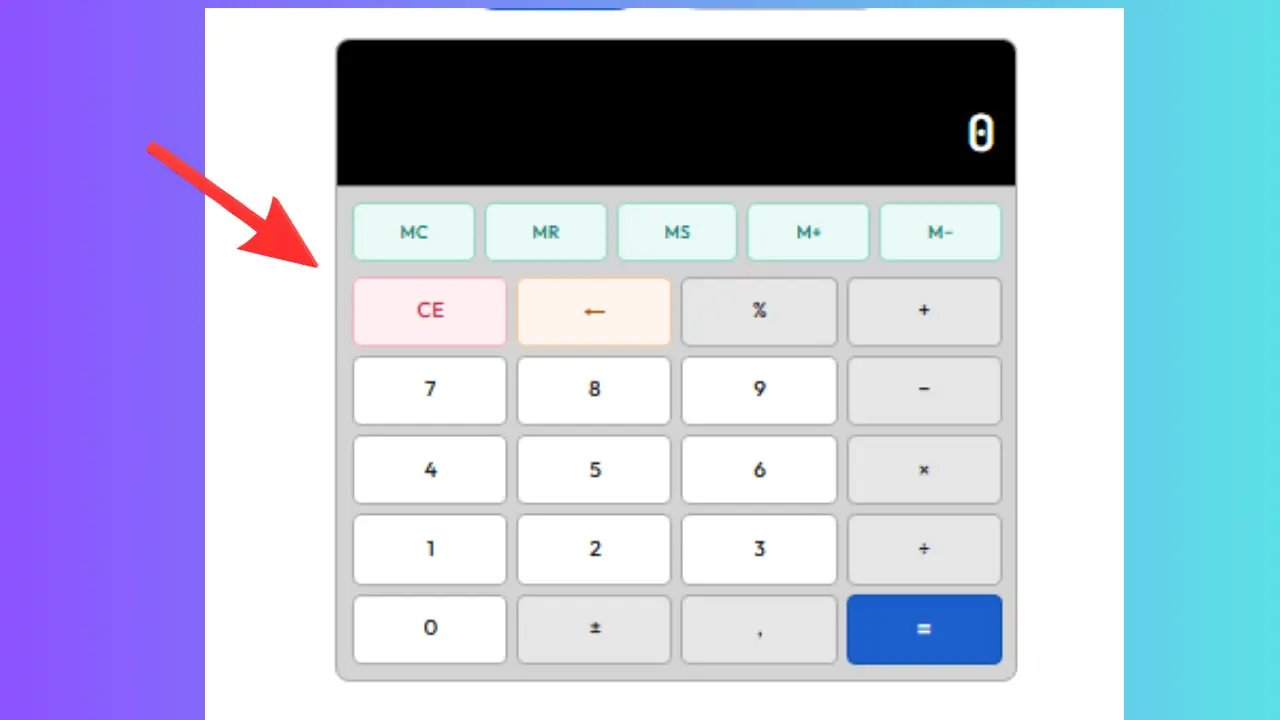 Utiliser la calculatrice basique